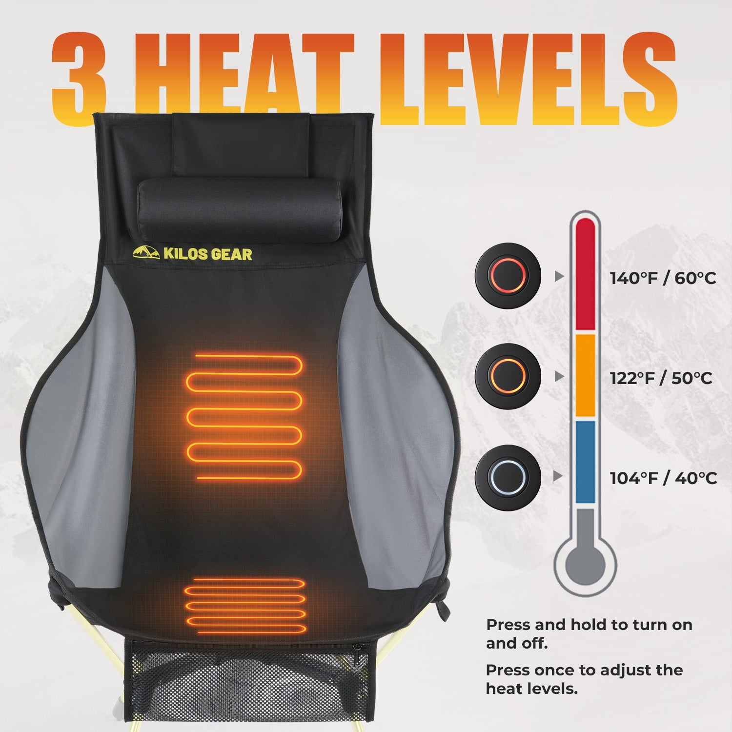 GrandPeak™ HeatMax Seat Cloth