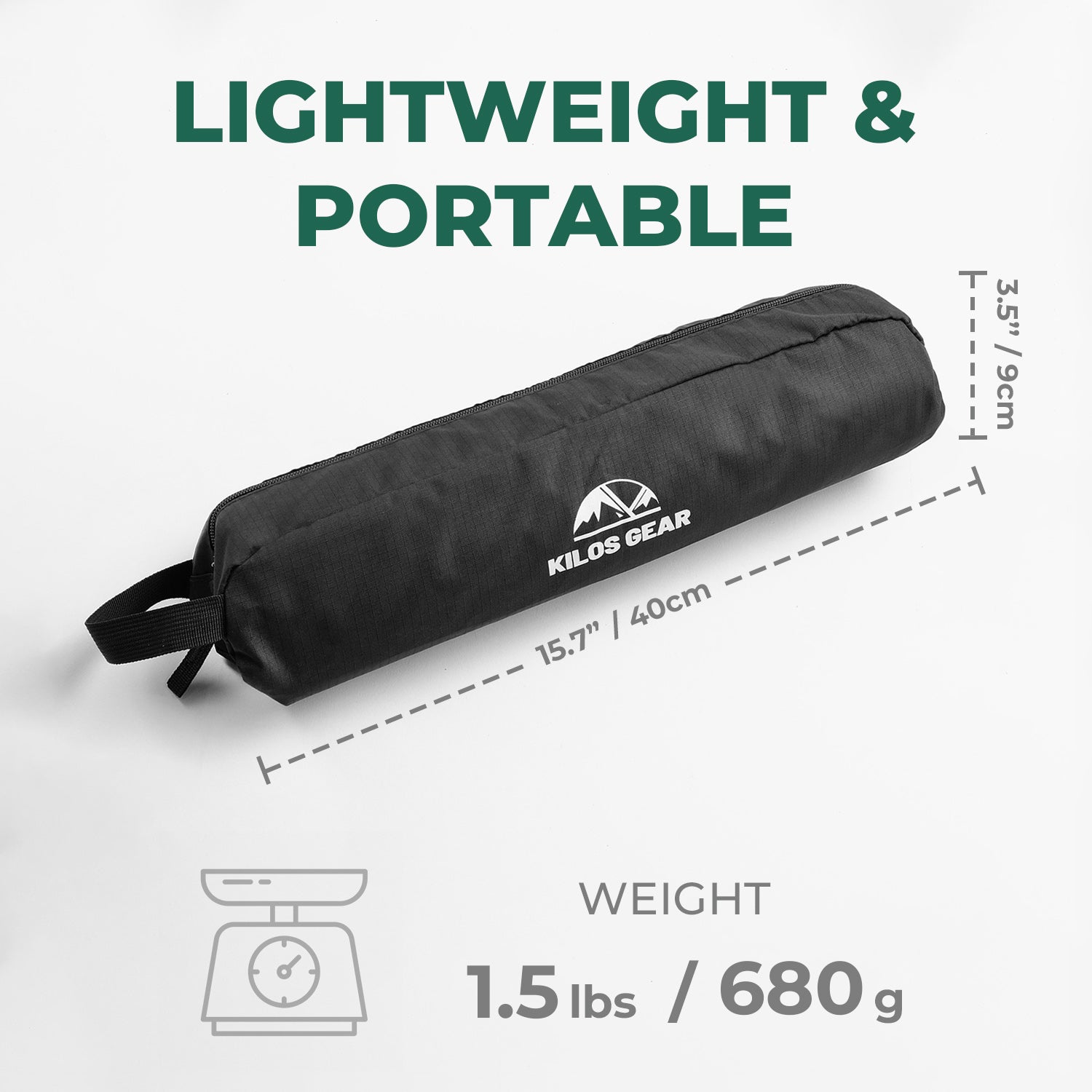 Folding Camping Table with Cupholders