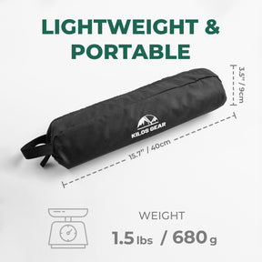 Folding Camping Table with Cupholders