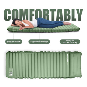 Air Sleeping Pad (Built-in Pillow)